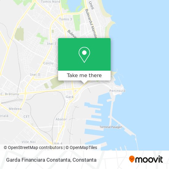 Garda Financiara Constanta map