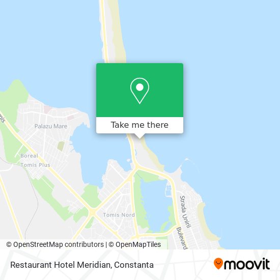 Restaurant Hotel Meridian map