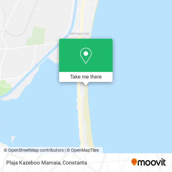 Plaja Kazeboo Mamaia map
