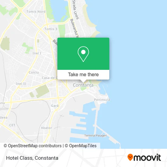 Hotel Class map