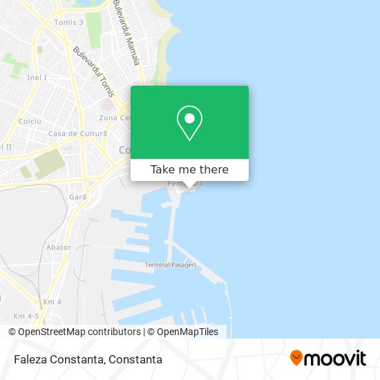 Faleza Constanta map