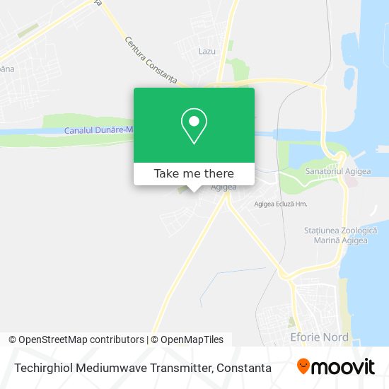 Techirghiol Mediumwave Transmitter map