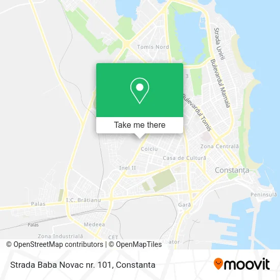 Strada Baba Novac nr. 101 map