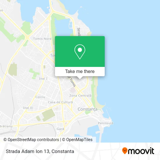 Strada Adam Ion 13 map