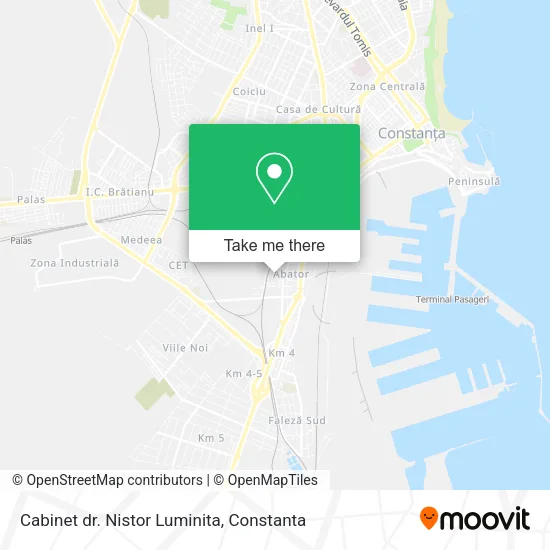 Cabinet dr. Nistor Luminita map