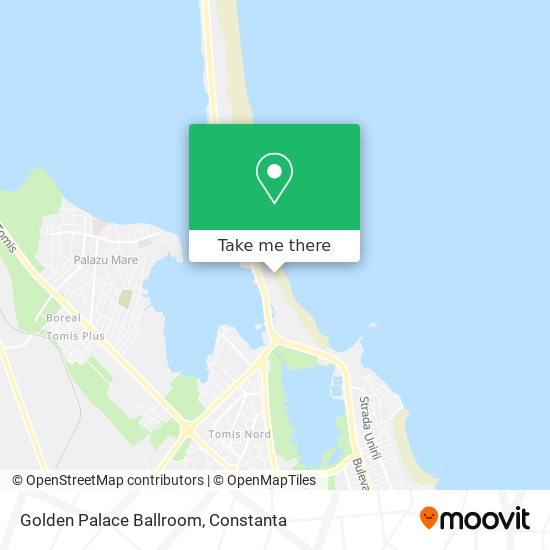 Golden Palace Ballroom map