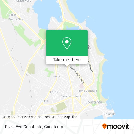 Pizza Evo Constanta map