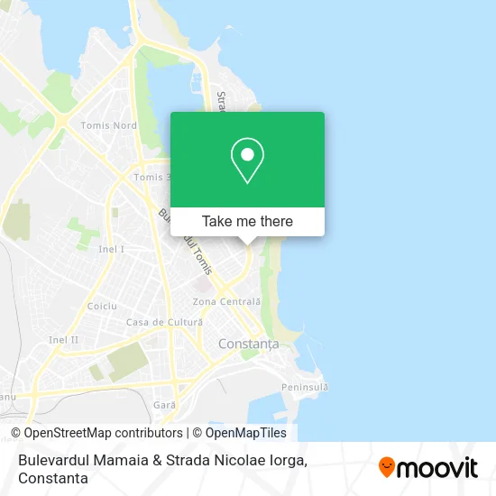 Bulevardul Mamaia & Strada Nicolae Iorga map