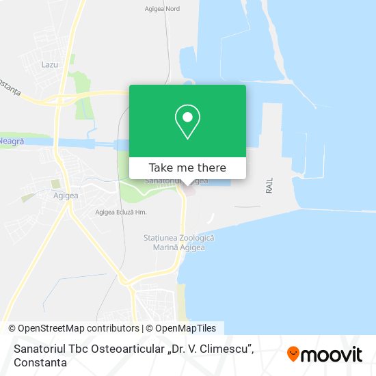 Sanatoriul Tbc Osteoarticular „Dr. V. Climescu” map