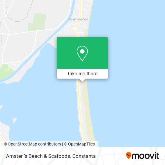 Amster 's Beach & Scafoods map