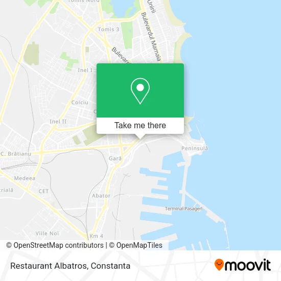 Restaurant Albatros map
