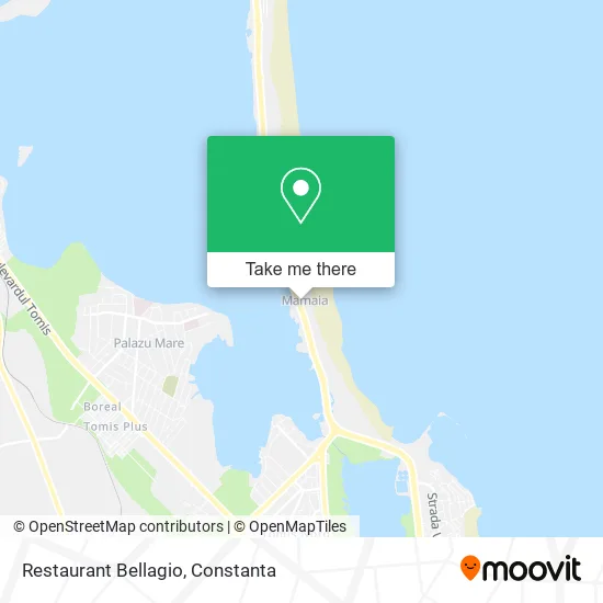 Restaurant Bellagio map