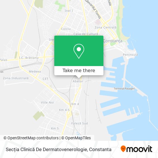 Secția Clinică De Dermatovenerologie map