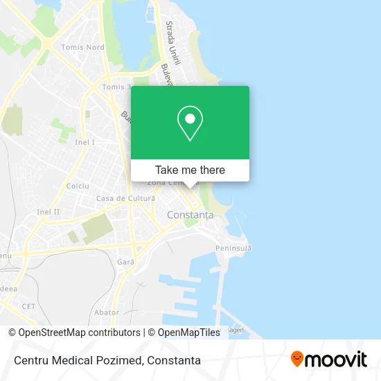 Centru Medical Pozimed map