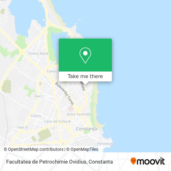 Facultatea de Petrochimie Ovidius map