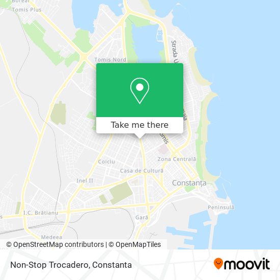 Non-Stop Trocadero map