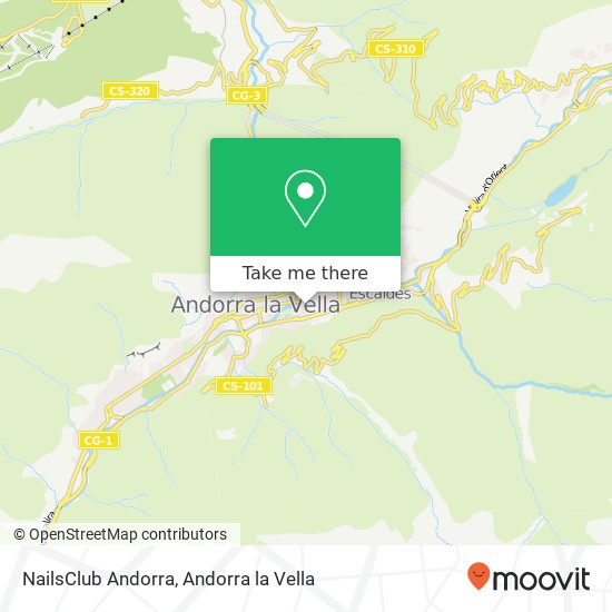 NailsClub Andorra map