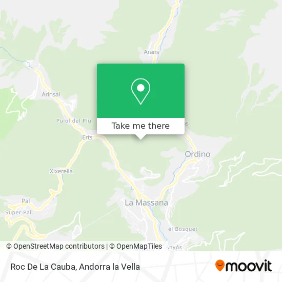 Roc De La Cauba map