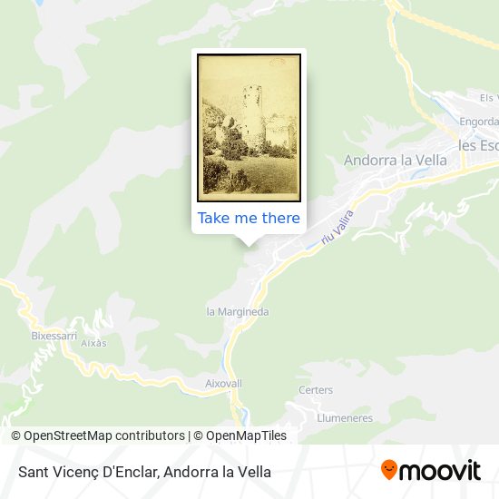Sant Vicenç D'Enclar map