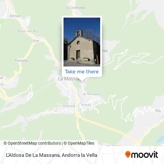 L'Aldosa De La Massana map