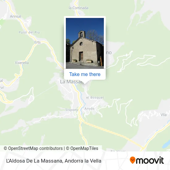 L'Aldosa De La Massana map