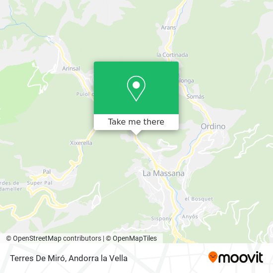 Terres De Miró map