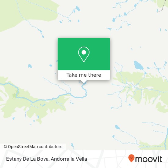 Estany De La Bova map