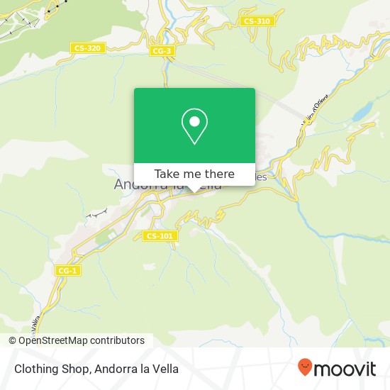 Mapa Clothing Shop