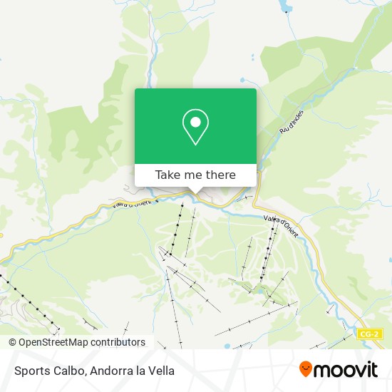 Sports Calbo map