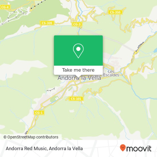 Andorra Red Music map