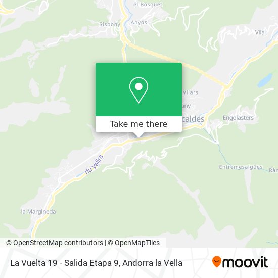 La Vuelta 19 - Salida Etapa 9 map
