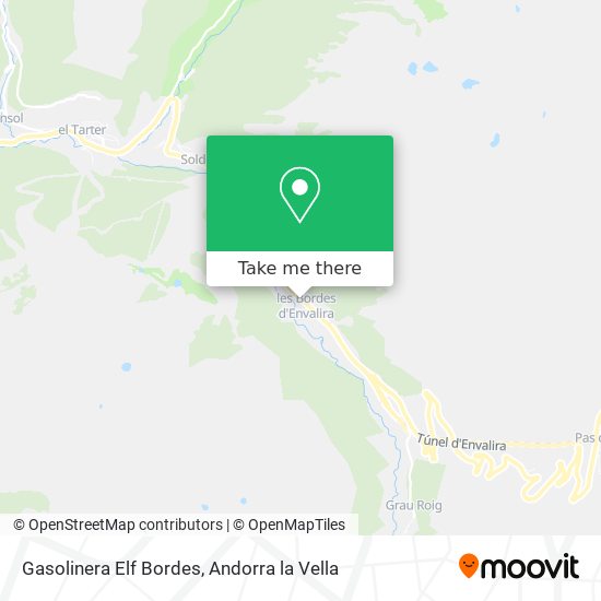 Gasolinera Elf Bordes map