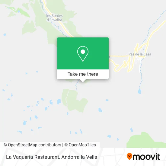 La Vaquería Restaurant map