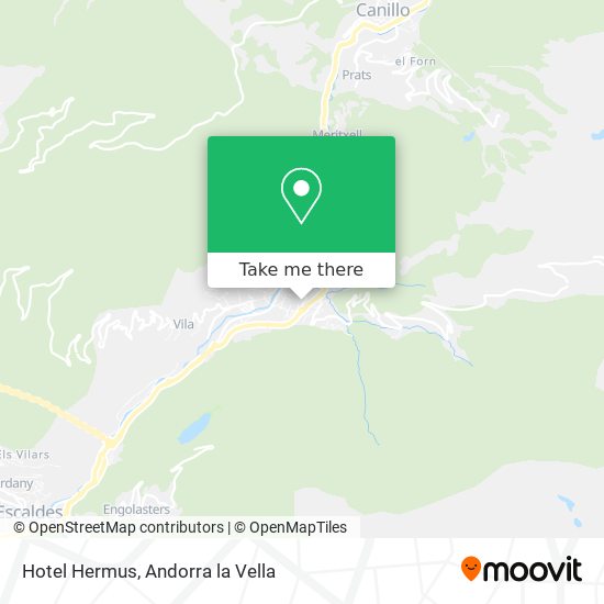 Hotel Hermus map