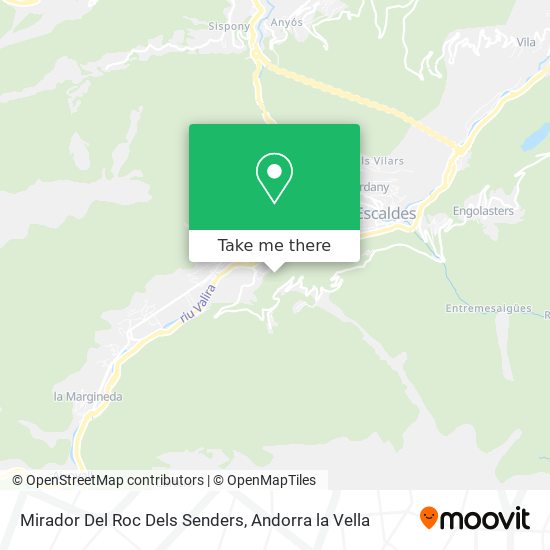 Mirador Del Roc Dels Senders map