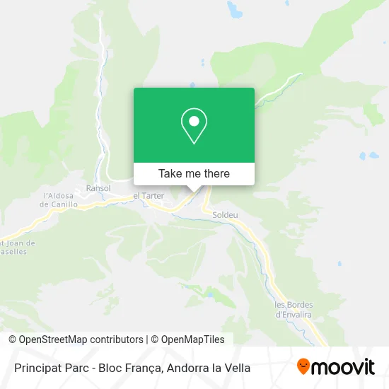 Principat Parc - Bloc França map