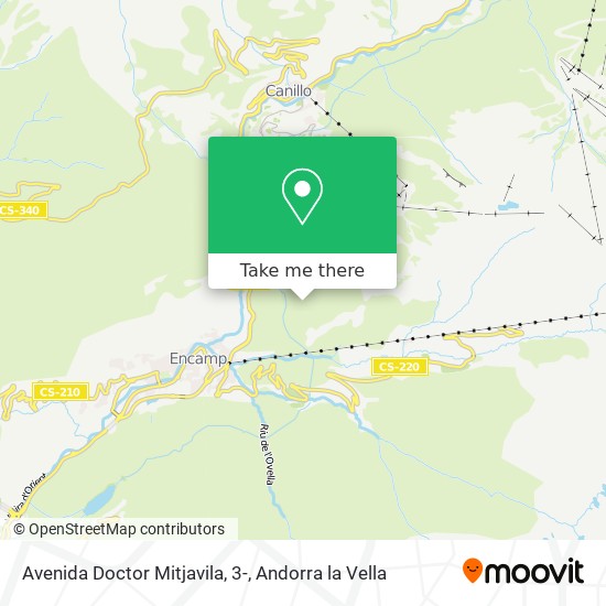 Avenida Doctor Mitjavila, 3- map