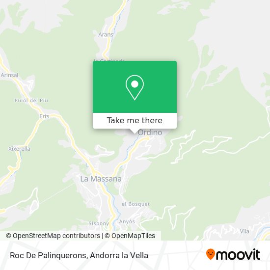Roc De Palinquerons map