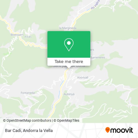 Bar Cadi map