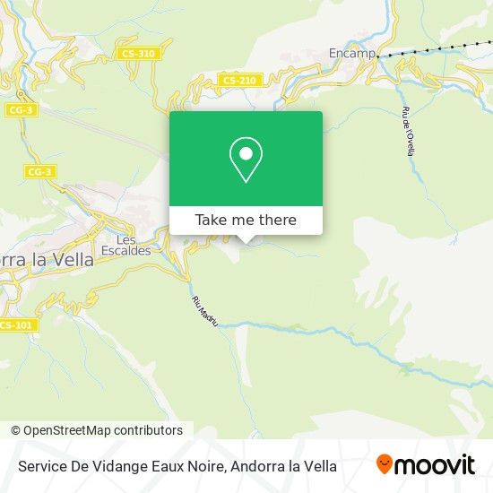 Service De Vidange Eaux Noire map