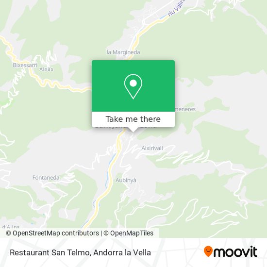 Restaurant San Telmo map