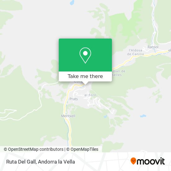 Ruta Del Gall map
