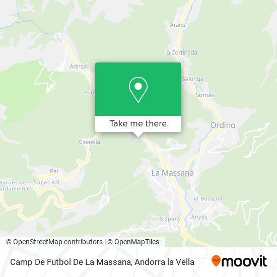 Camp De Futbol De La Massana map