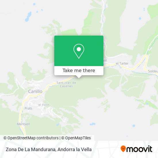 Zona De La Mandurana map