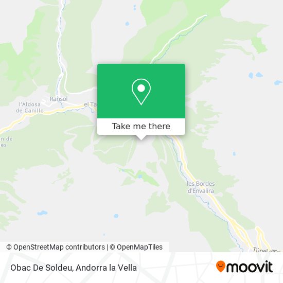 Obac De Soldeu map