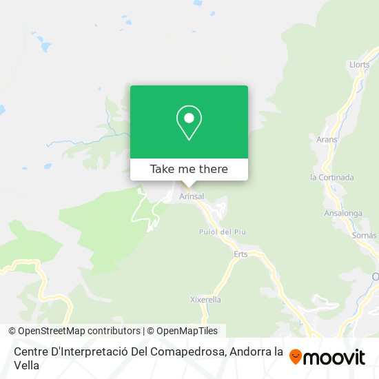 Centre D'Interpretació Del Comapedrosa map