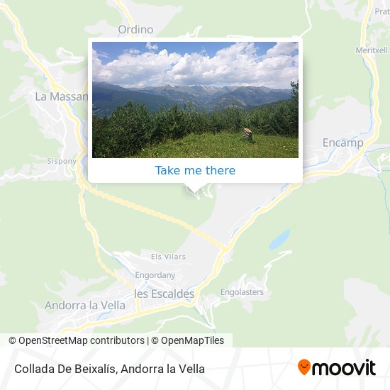 Collada De Beixalís map