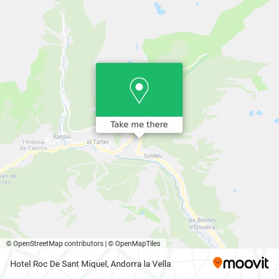 Hotel Roc De Sant Miquel map