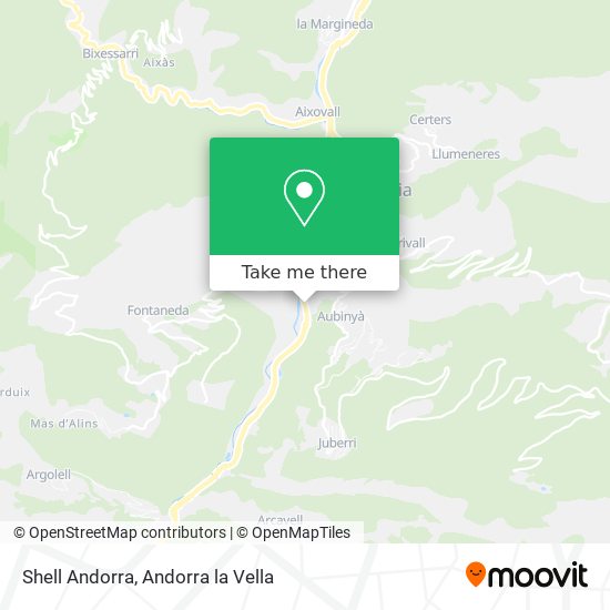 Shell Andorra map
