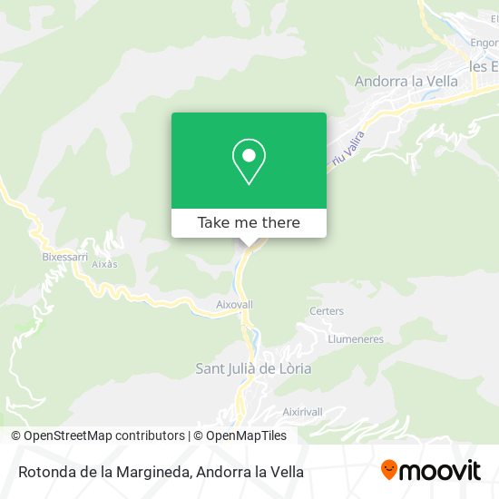 Rotonda de la Margineda map